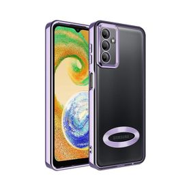Mhd Tech Samsung Galaxy A04s Kamera Korumalı Logo Gösteren Şeffaf Kapak Kılıf