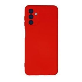 Mhd Tech Samsung Galaxy A04S Nano içi Kadife Silikon Kırmızı Kılıf