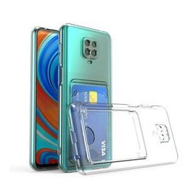 Mhd Tech Xiaomi Redmi Note 9S Kartlıklı Şeffaf Setra Clear Silikon Kapak