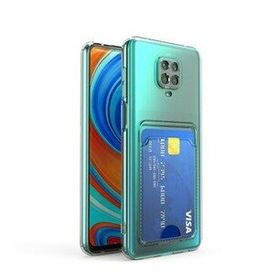 Mhd Tech Xiaomi Redmi Note 9S Kartlıklı Şeffaf Setra Clear Silikon Kapak