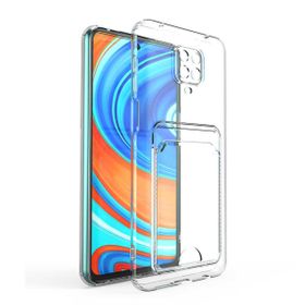 Mhd Tech Xiaomi Redmi Note 9S Kartlıklı Şeffaf Setra Clear Silikon Kapak