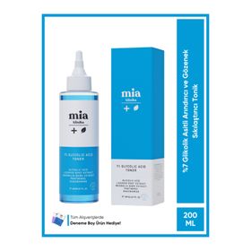 Mia Klinika 200 ml %7 Glikolik Asitli Arındırıcı ve Gözenek Sıkılaştırıcı Tonik