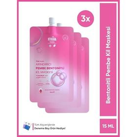 Mia Klinika Bentonitli Pembe 15 ml Kil Maskesi