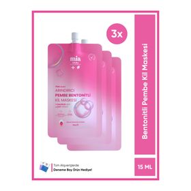 Mia Klinika Bentonitli Pembe 15 ml Kil Maskesi
