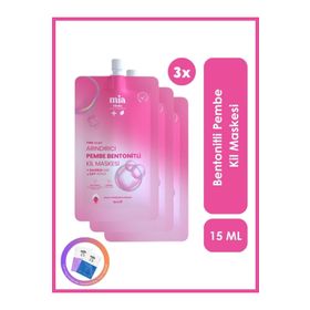 Mia Klinika Bentonitli Pembe 15 ml Kil Maskesi