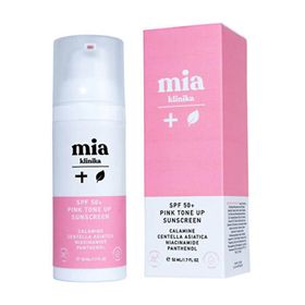 Mia Klinika SPF50 Pink Tone Up Ton Eşitleyici Pembe 50 ml Yüz Güneş Kremi