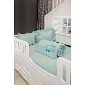 Miabella Home 11680 Fil Nakışlı Bebek Nevresim Takımı