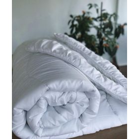 Miabella Home 155x215 Tek Kişilik Mikrofiber Saten Beyaz Yorgan
