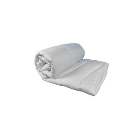 Miabella Home 155x215 Tek Kişilik Mikrofiber Saten Beyaz Yorgan