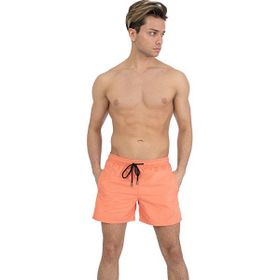 Miami Beach 301-Somon-21Y Basic Model Düz Renk Su İtici Özellikli Erkek Havuz Deniz Şort Mayo