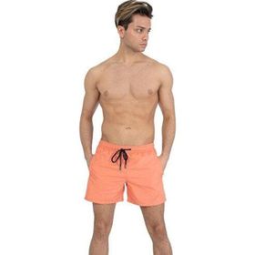 Miami Beach 301-Somon-21Y Basic Model Düz Renk Su İtici Özellikli Erkek Havuz Deniz Şort Mayo