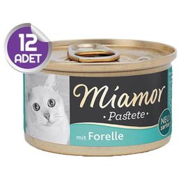 Miamor 12x85 gr Pastete Alabalıklı Kedi Konservesi