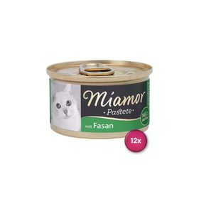 Miamor 12x85 gr Pastete Sülünlü Konserve Kedi Maması