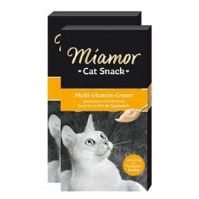 Miamor 2x6x15 gr Cream Multivitamin Katkılı Sıvı Kedi Ödül Maması