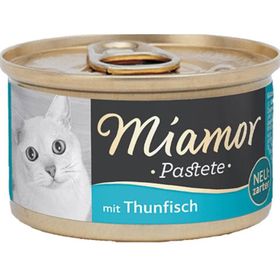 Miamor 6 Lı Paket Pastete Ton Balıklı 85 gr Yetişkin Kedi Konserve Maması