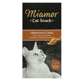Miamor 6x15 gr Cat Snack Cream Ciğerli Kedi Ödülü