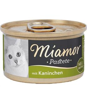Miamor 85 gr 12 Ade Pastete Tavşanlı Yetişkin Kedi Konservesi