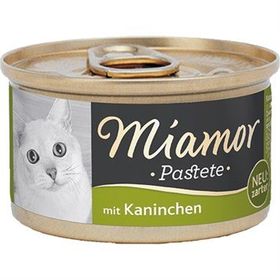 Miamor 85 gr Pastete Tavşanlı Kedi Koservesi