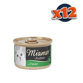 Miamor 85 gr x 12 Adet Pastete Sülünlü Tahılsız Kedi Konservesi