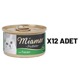 Miamor 85 grx12 Adet Kedi Sülünlü Pastete