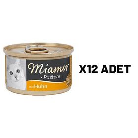 Miamor 85 grx12 Adet Kedi Tavuklu Pastete