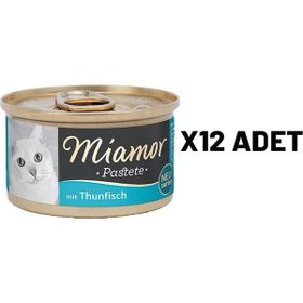 Miamor 85 grx12 Adet Kedi Ton Balıklı Pastete