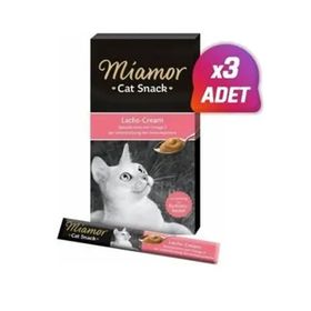 Miamor Cream 6x15 gr 3 Adet Somonlu Kedi Ödülü