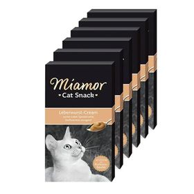 Miamor Cream 6x15 gr 6'lı Ciğerli Kedi Ödülü