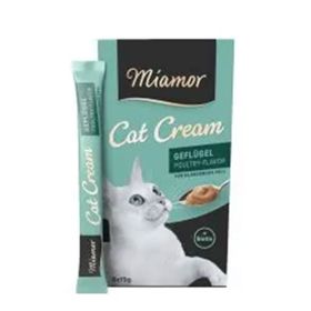 Miamor Cream 6x15 gr Tavuklu Biyotinli Kedi Ödülü