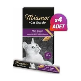 Miamor Cream Malt Peynir 4x15 gr Yetişkin Kedi Ödülü