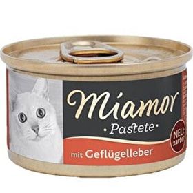 Miamor Konservesi 85 gr 12 Ade Pastete Ciğerli Yetişkin Kedi