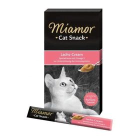Miamor Lachs-Cream 6x15 gr Somonlu Tamamlayıcı Ek Besin Kedi Ödülü