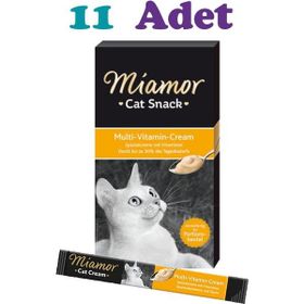 Miamor Multi Vitamin Cream 11x15 gr Kedi Ödül Maması