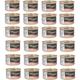 Miamor Pastete 24x85 gr Somonlu Tahılsız Kedi Konservesi