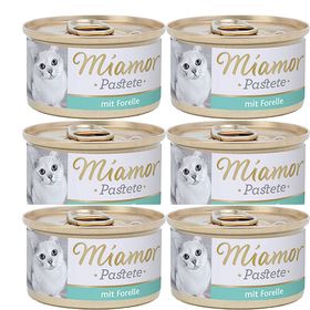Miamor Pastete Alabalıklı 6x85 gr Yetişkin Kedi Konservesi