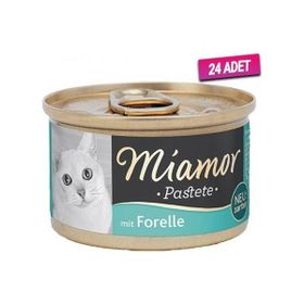 Miamor Pastete Alabalıklı Tahılsız 24x85 gr Kedi Konservesi