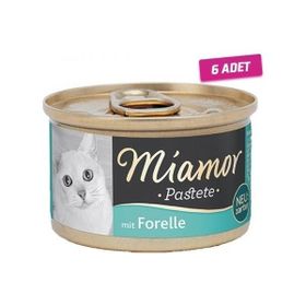Miamor Pastete Alabalıklı Tahılsız 6x85 gr Kedi Konservesi