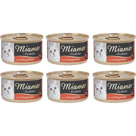 Miamor Pastete Ciğerli Konserve Yetişkin 6x85 gr Kedi Maması