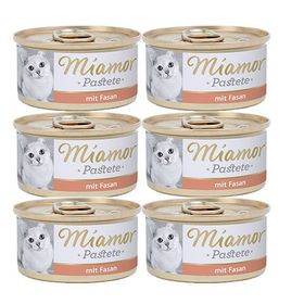 Miamor Pastete Sülün Etli Yetişkin 6 x 85 gr Konserve Kedi Maması