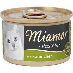 Miamor Pastete Tavşanlı Tahılsız 85 gr Kedi Konservesi