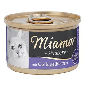 Miamor Pastete Yürekli Tahılsız 4x85 gr Kedi Konservesi