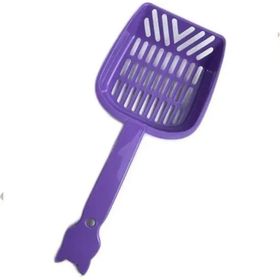 Miapet 26 cm Mor Plastik Kedi Saplı Kum Küreği