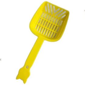Miapet 26 cm Sarı Plastik Kedi Saplı Kum Küreği