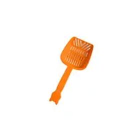 Miapet 27 cm Turuncu Plastik Kedi Saplı Kum Küreği