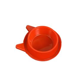 Miapet 400 ml Kırmızı Plastik Kedi-Köpek Mama ve Su Kabı