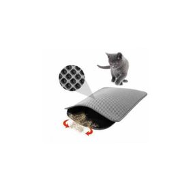 Miapet 60x45 cm Gri Elekli Kedi Tuvalet Önü Paspası