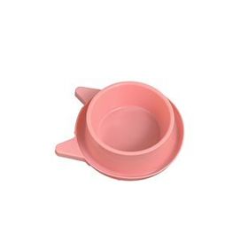 Miapet Pembe Plastik 450 ml Kedi Köpek Mama Kabı ve 400 ml Su Kabı