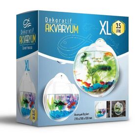 Miapet XLarge 3,5 Litre 29 cm Dekoratif Duvar Akvaryumu