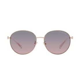 Michael Kors 1119 110868 57 Alpine Kadın Gold Yuvarlak Çerçeve Güneş Gözlüğü