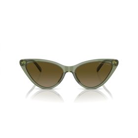 Michael Kors MK 2195U 394413 56 Harbour Island Cat Eye Şeffaf Yeşil Kemik Kadın Güneş Gözlüğü